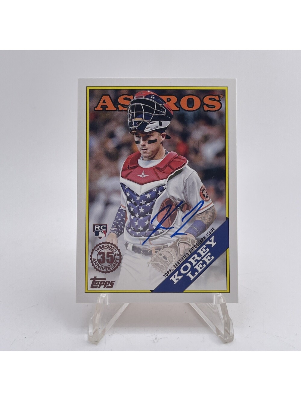 Topps 2023 Series 1 1988 Autographs Korey Lee Astros Rookie Auto #88BA-KL